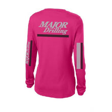 Load image into Gallery viewer, Ladies V-Neck Reflective 100% Polyester High Visibility Shirt - #LST353LS