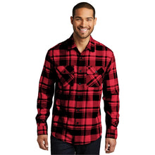 Load image into Gallery viewer, Port Authority Plaid Flannel Shirt - #W668