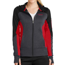 Load image into Gallery viewer, Sport-Tek Ladies Tech Fleece Full-Zip Hooded Jacket - #LST245